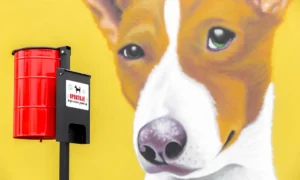 Kôš na psie exkrementy Tobi s distribútorom