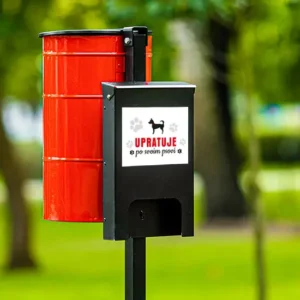 Kôš na psie exkrementy Tobi s distribútorom