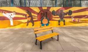 Detská lavička Křemílek