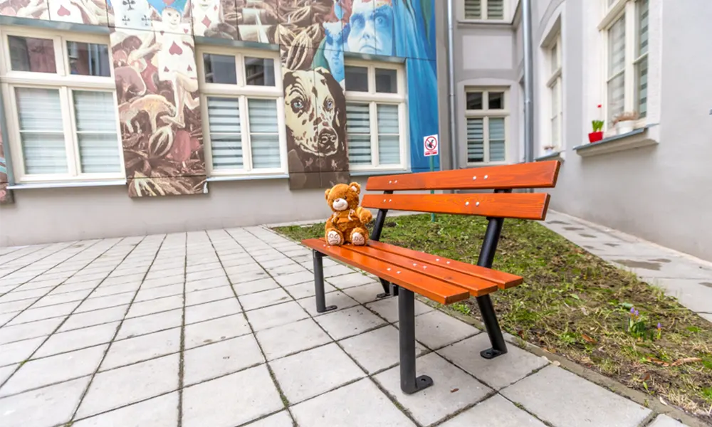 Detská lavička Křemílek