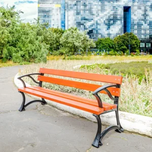 Lavička Lodž s lakťovou opierkou