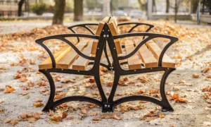 Lavička Lodž Duo s lakťovou opierkou