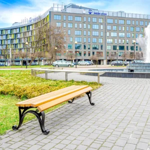 Záhradná Viedenská lavička bez operadla