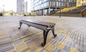 Záhradná Viedenská lavička bez operadla