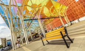 Lavička Gladiator Bis s lakťovou opierkou