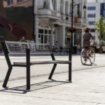 Lavička Gladiátor Solid s lakťovou opierkou