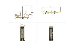 Cyklotrenažér a jazdecký trenažér JW 09 – JW 10