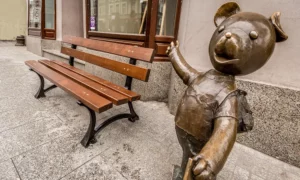 Detská lavička Krteček