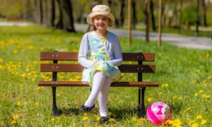 Detská lavička Krteček