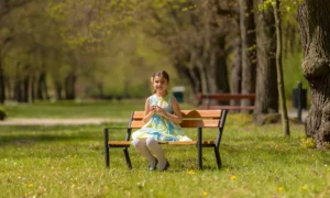 Detská lavička Rumcajs