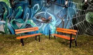 Detská lavička Rumcajs