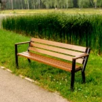 Lavička Gladiator BIS s drevenou lakťovou opierkou