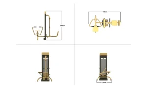 Veslovací trenažér a posilňovač nôh JW 07 – JW 08