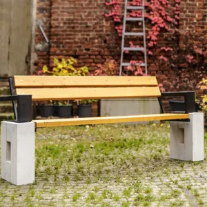 Lavička Roma s lakťovou opierkou