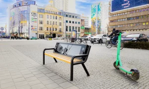 Solárna lavička Helios