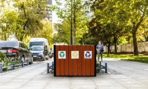 Kôš na segregáciu odpadu Aster