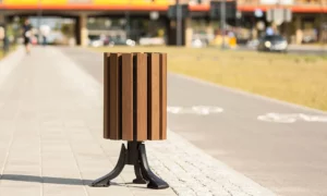 Odpadkový kôš Lodž WPC