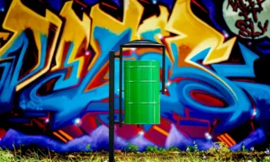 Odpadkový kôš Mestský kôš