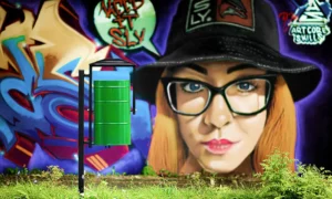 Odpadkový kôš Mestský kôš