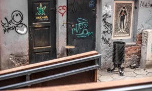 Odpadkový kôš Praha III