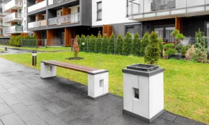 Odpadkový kôš Roma s obručou