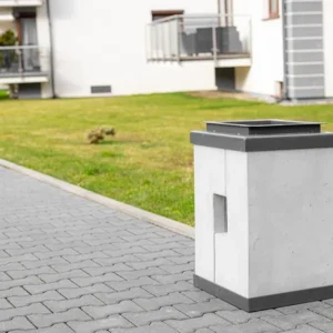 Odpadkový kôš Roma s obručou