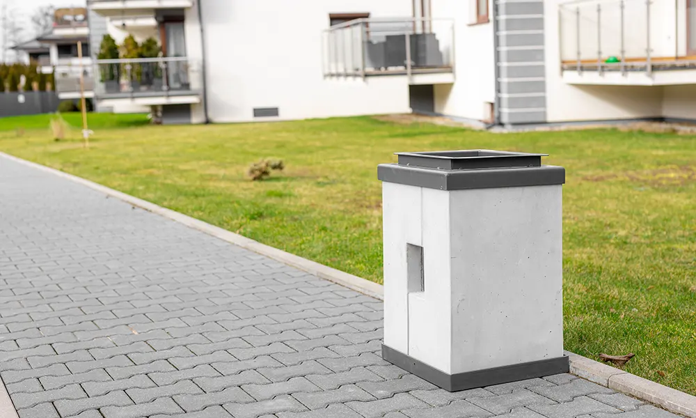 Odpadkový kôš Roma s obručou