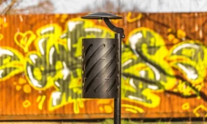 Odpadkový kôš Sofia Bis so strieškou