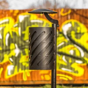 Odpadkový kôš Sofia Bis so strieškou