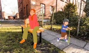 Lavička Gladiator bez operadla – Obrázok 2