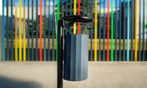 Odpadkový kôš Mestský II Lift