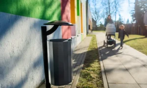 Odpadkový kôš Mestský II Lift