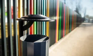 Odpadkový kôš Mestský II Lift