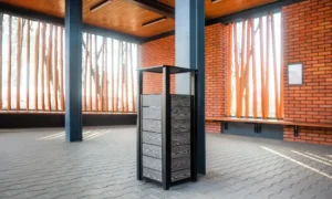 Odpadkový kôš Singiel WPC