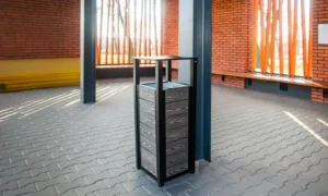 Odpadkový kôš Singiel WPC